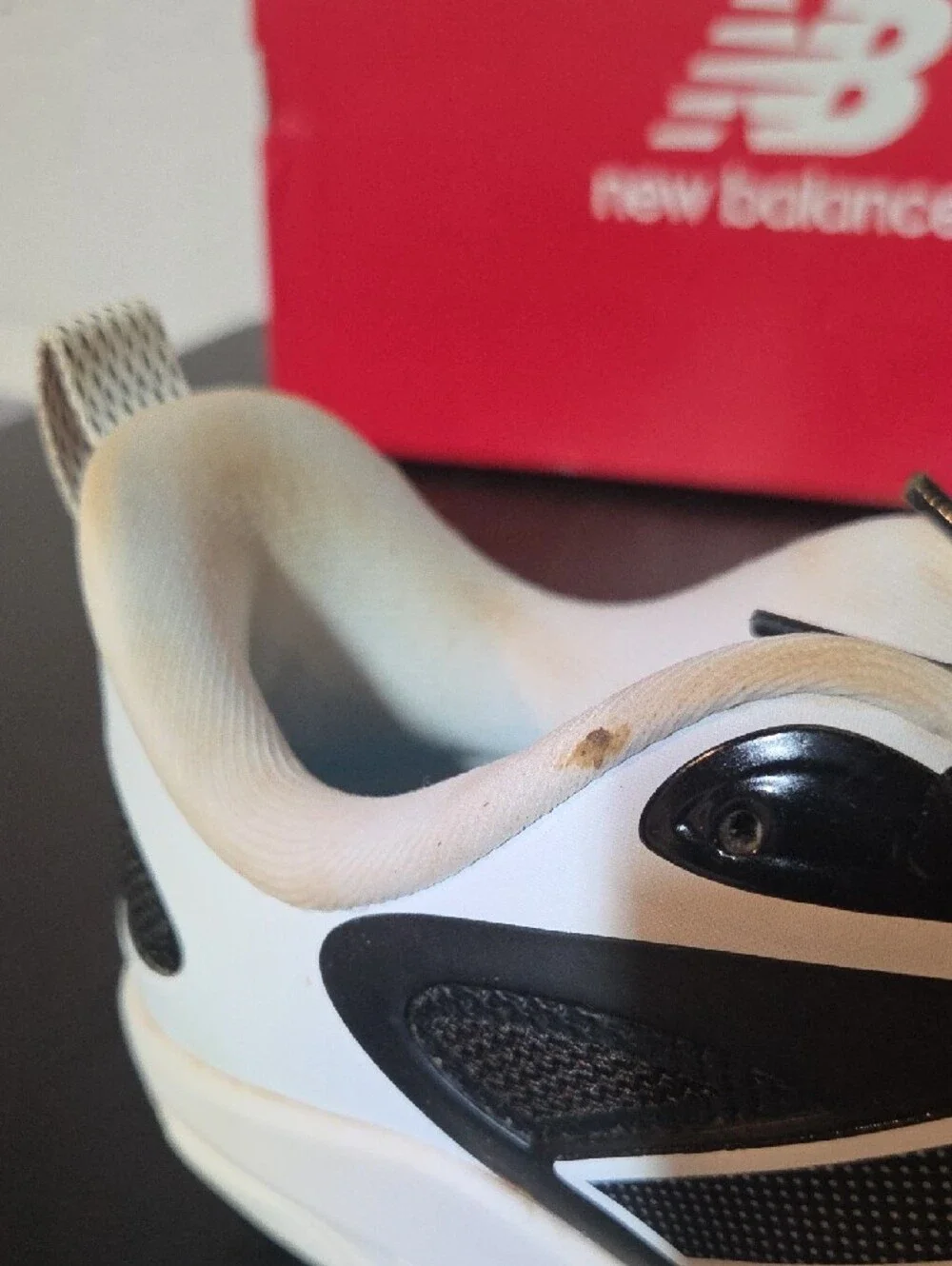 New Balance Womens Fresh Foam X Velo V4 Metal Black and White Baseball Cleats
